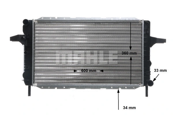 Radiator, engine cooling