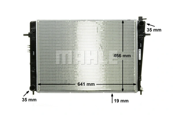 Radiator, engine cooling