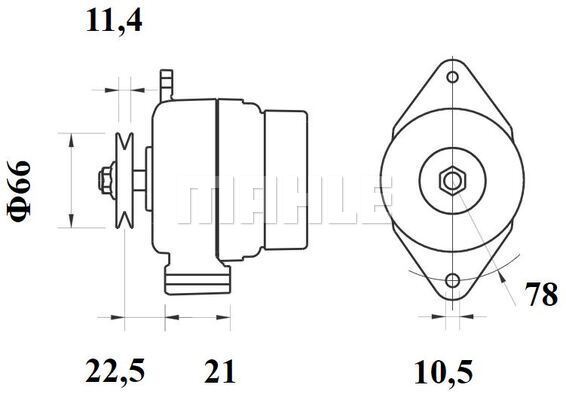 Alternator (MG 1150)