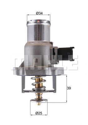 Thermostat, coolant (TM 55 105)