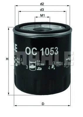 Oil Filter (OC 1053)