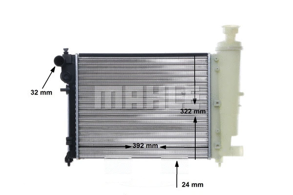 Radiator, engine cooling