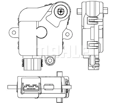 Actuator, blending flap
