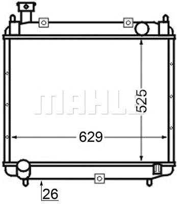 Radiator, engine cooling