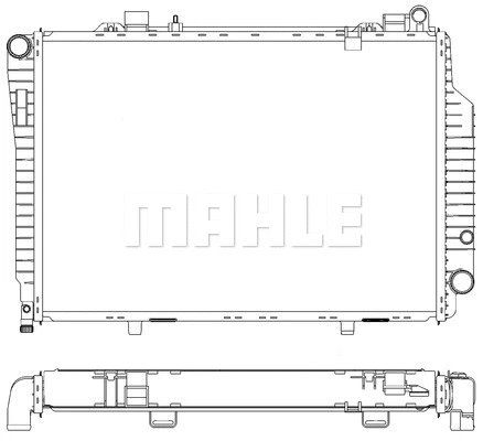 Radiator, engine cooling