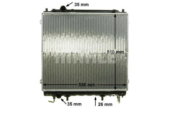 Radiator, engine cooling
