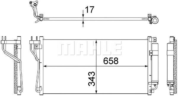 Condenser, air conditioning (AC 506 000S)
