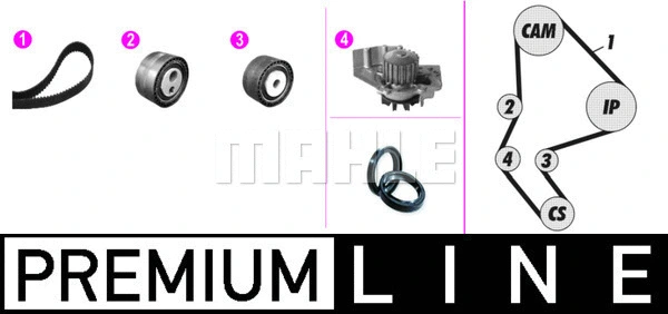 Water Pump & Timing Belt Kit