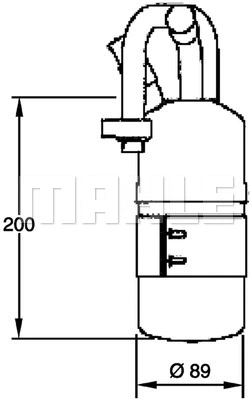 Dryer, air conditioning (AD 282 000P)
