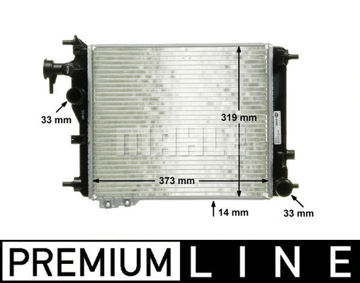 Radiator, engine cooling