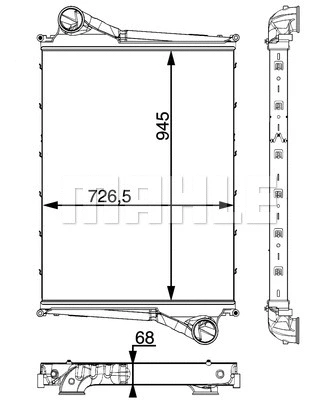Charge Air Cooler (CI 215 000P)