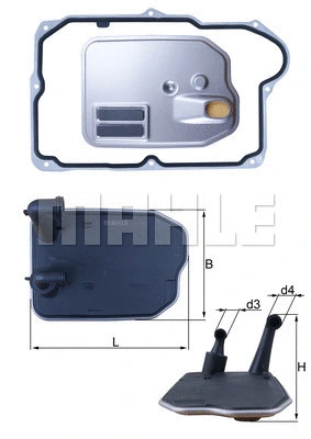 Hydraulic Filter, automatic transmission (HX 161D)