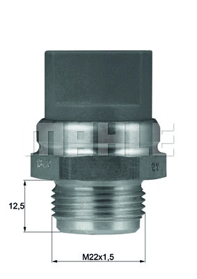 Temperature Switch, radiator fan (TSW 9D)