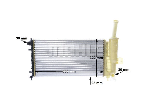Radiator, engine cooling