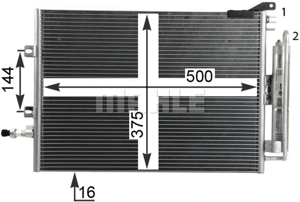 Condenser, air conditioning