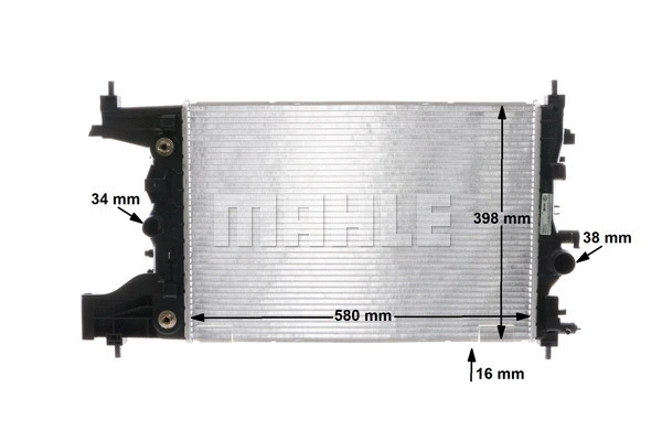 Radiator, engine cooling