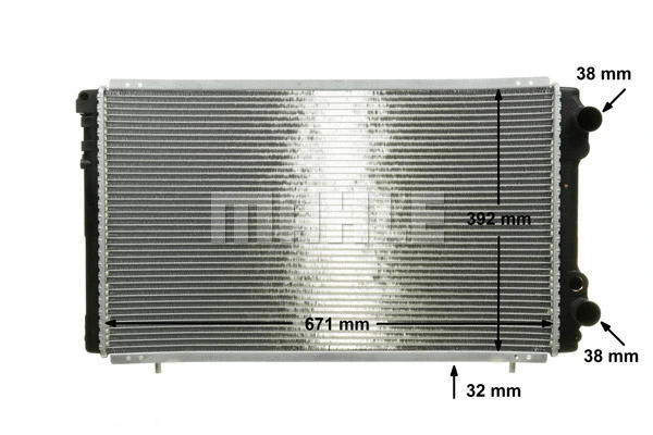 Radiator, engine cooling