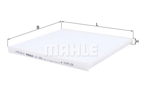 Filter, cabin air (LA 1202)