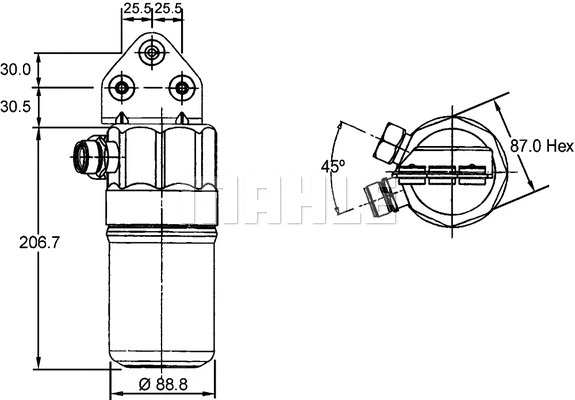 Dryer, air conditioning (AD 41 000S)