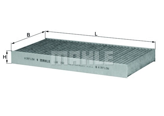 Filter, cabin air (LAK 152)