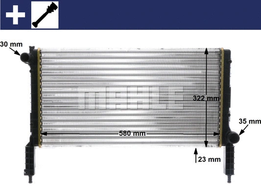 Radiator, engine cooling