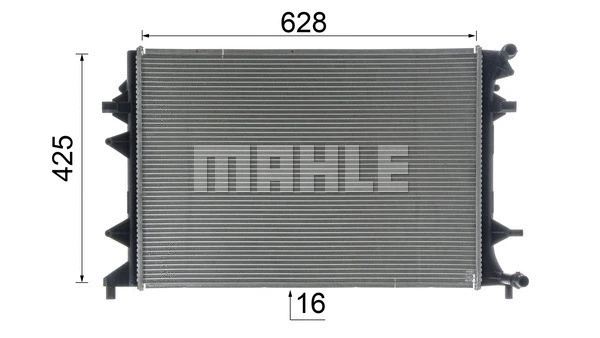 Radiator, engine cooling