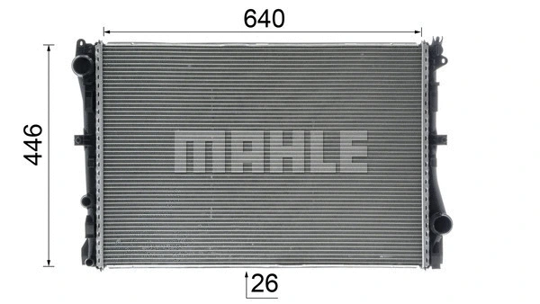 Radiator, engine cooling