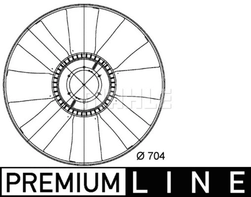 Fan Wheel, engine cooling