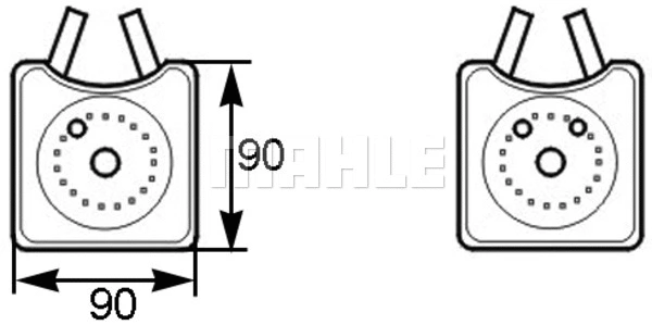 Oil Cooler, engine oil (CLC 161 000S)