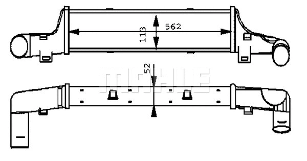 Charge Air Cooler (CI 54 000P)