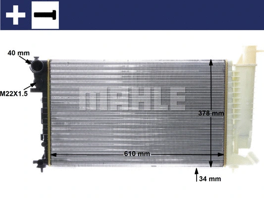 Radiator, engine cooling