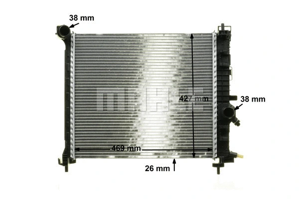 Radiator, engine cooling