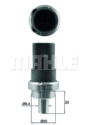Sensor, coolant temperature (TSE 7)