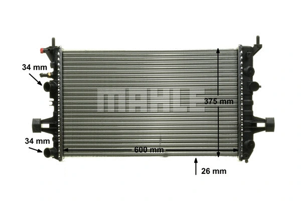Radiator, engine cooling