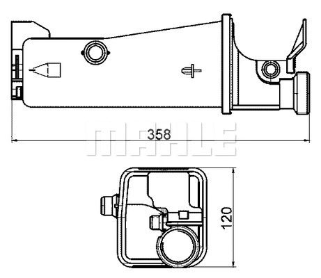 Expansion Tank, coolant (CRT 2 000S)