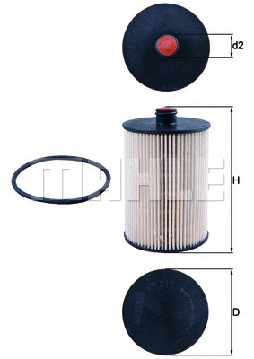 Fuel Filter (KX 217D)