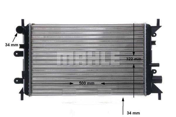 Radiator, engine cooling