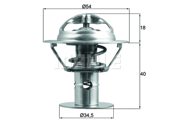 Thermostat, coolant (TX 180 86D)