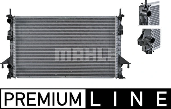 Radiator, engine cooling