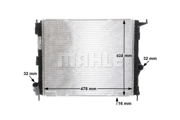 Radiator, engine cooling