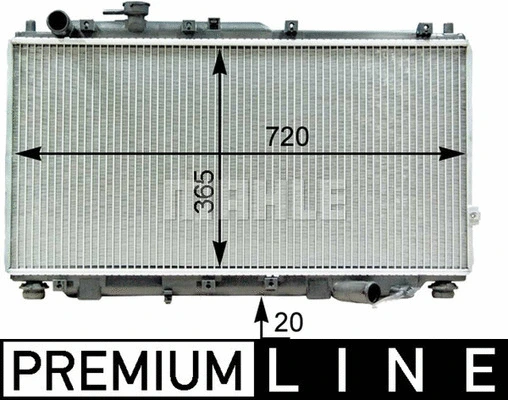 Radiator, engine cooling
