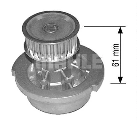 Water Pump, engine cooling (CP 11 000S)
