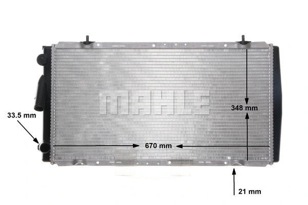 Radiator, engine cooling