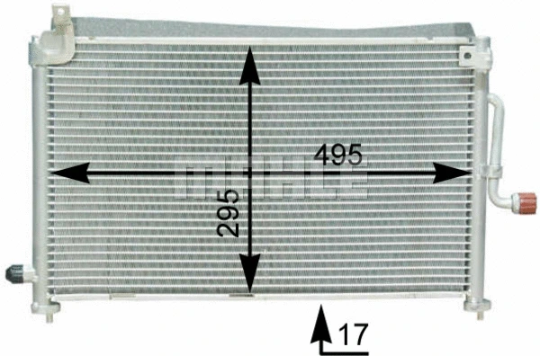 Condenser, air conditioning (AC 416 000S)