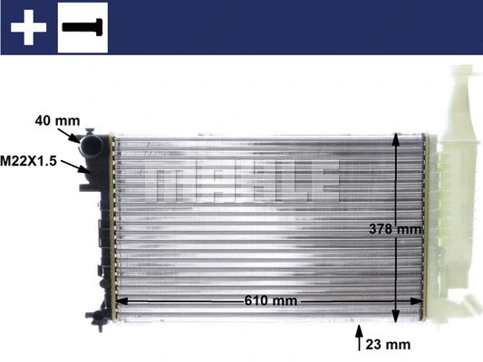 Radiator, engine cooling