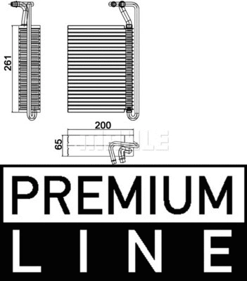 Evaporator, air conditioning