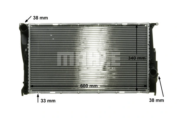 Radiator, engine cooling