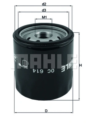 Oil Filter (OC 614)