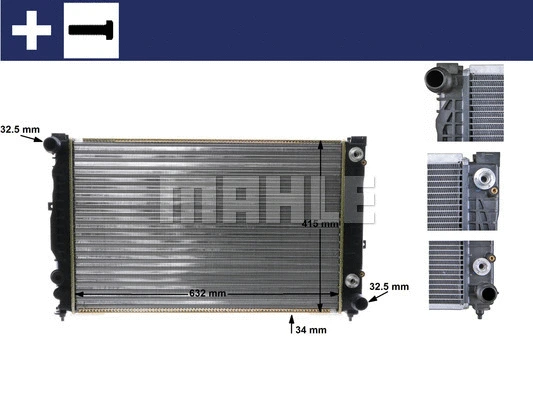 Radiator, engine cooling