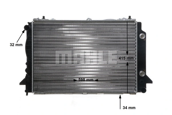 Radiator, engine cooling